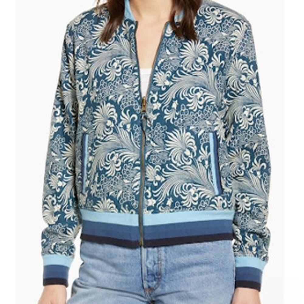 Faherty Floral Reversible Bomber Jacket - image 15